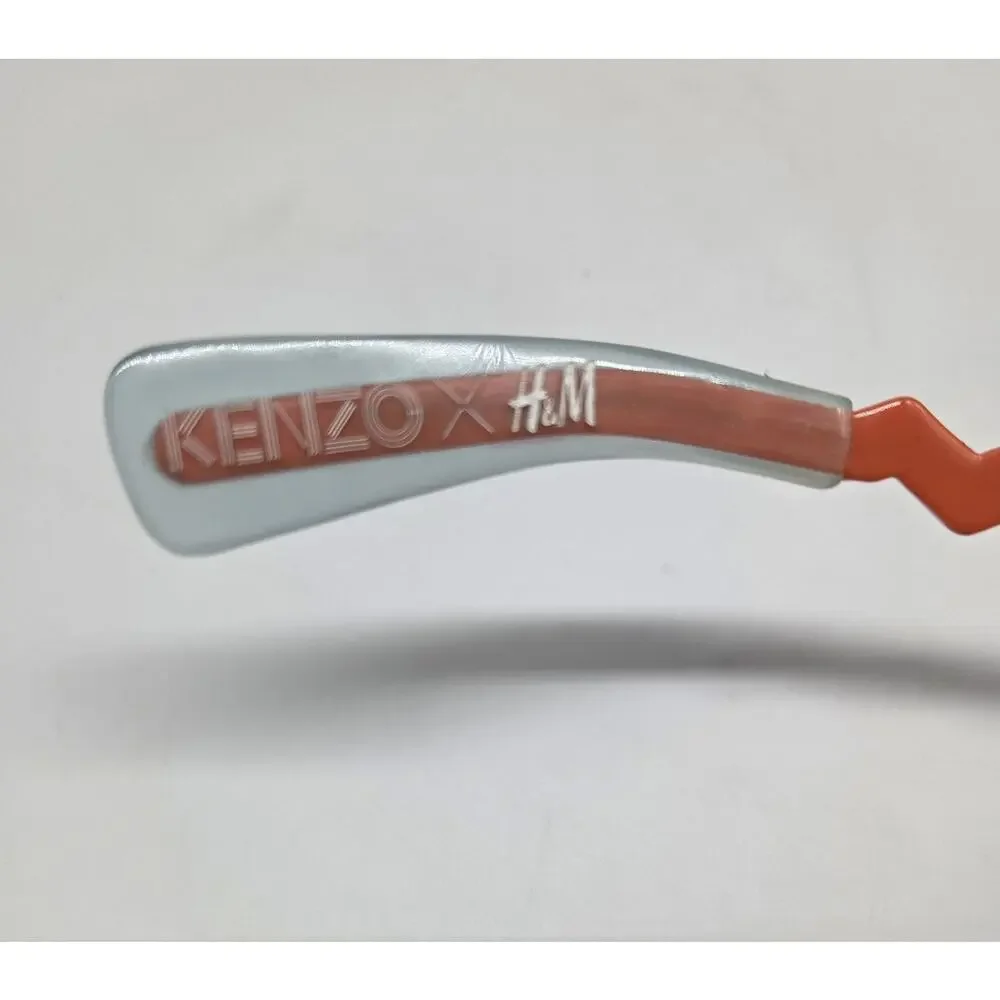 Kenzo X H&M Sunglasses‎ Collection Orange White Zig Zag